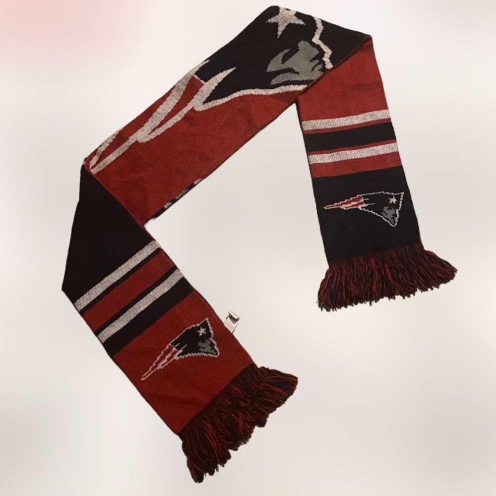 New England patriots adult unisex scarf NFL FOCO